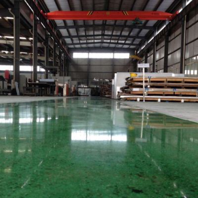 Inorganic floor hardener